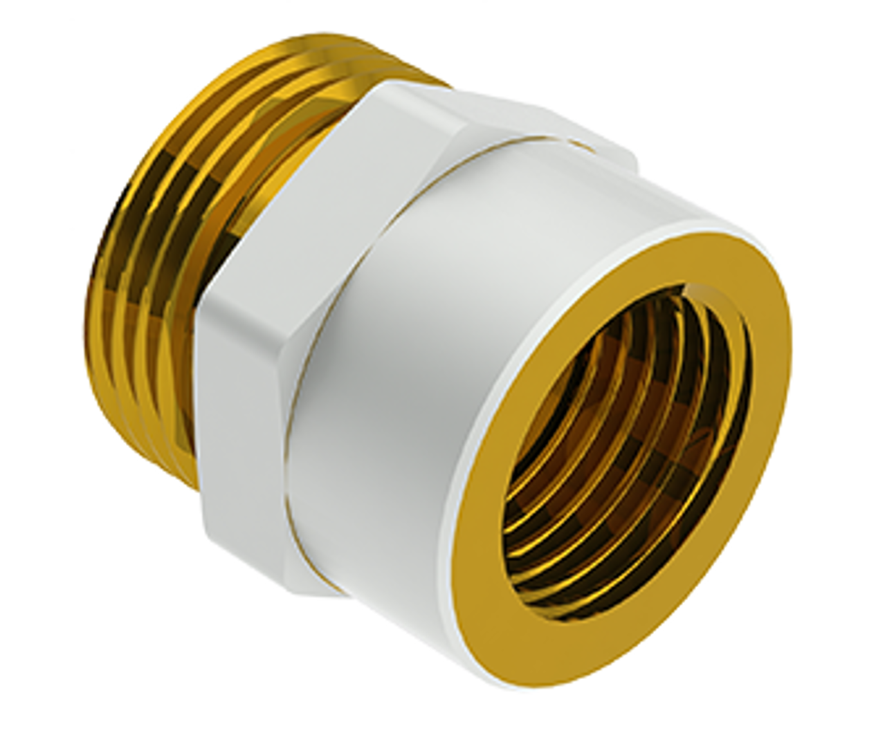 Suora kaksoisnippa 1" - 1" sk