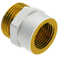 Suora kaksoisnippa 1" - 1" sk