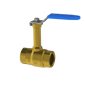 Suora palloventtiili 1 1/2" sk korkea kahva