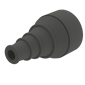 Putkiläpivienti 12 mm putkelle