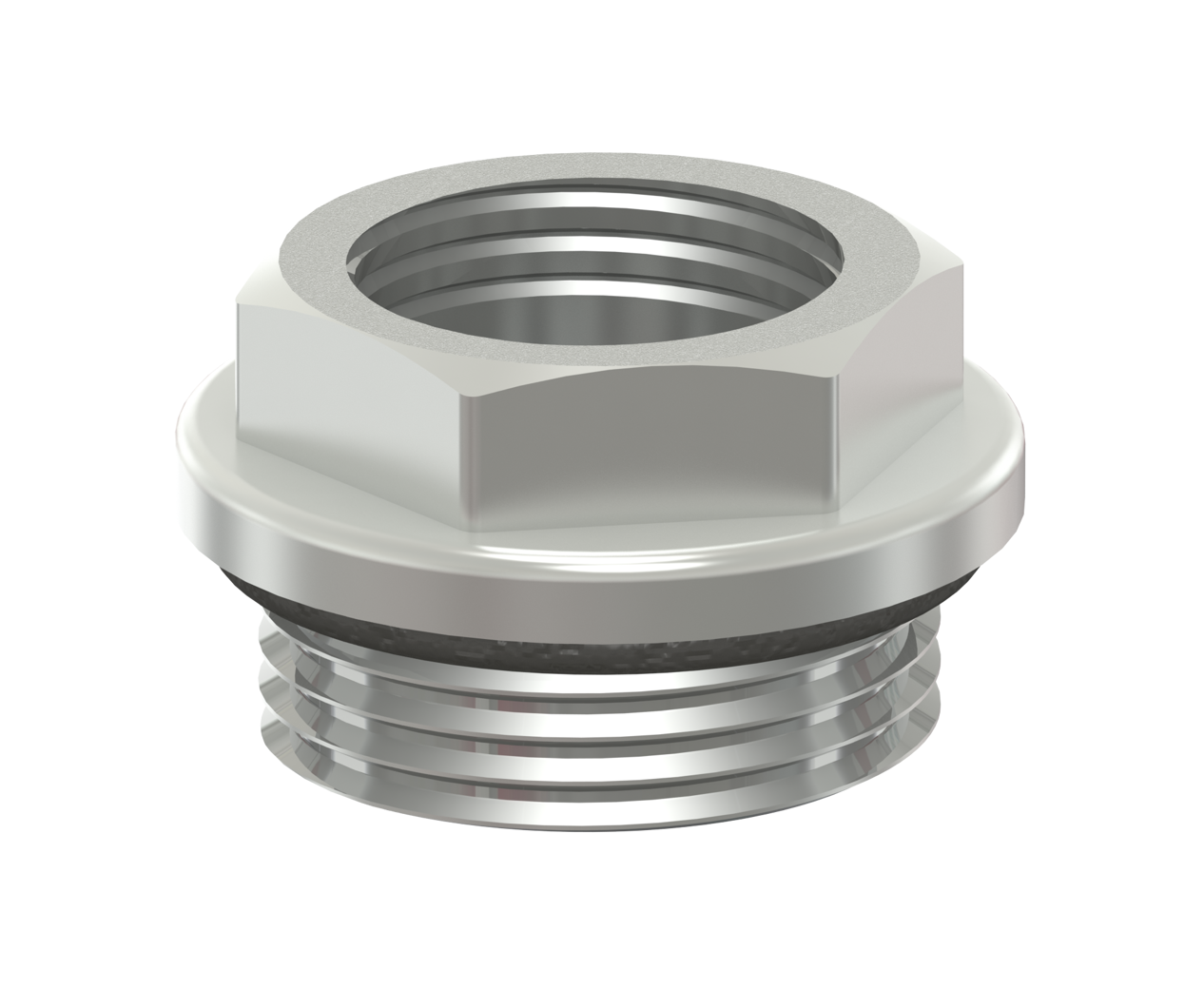 Holkki o-renkaalla 1/2" - 3/8" sk